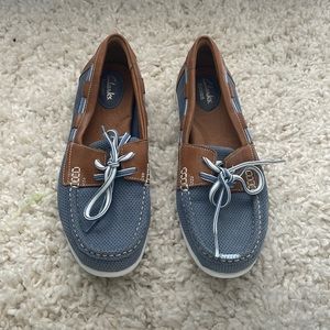 Clark boat shoes